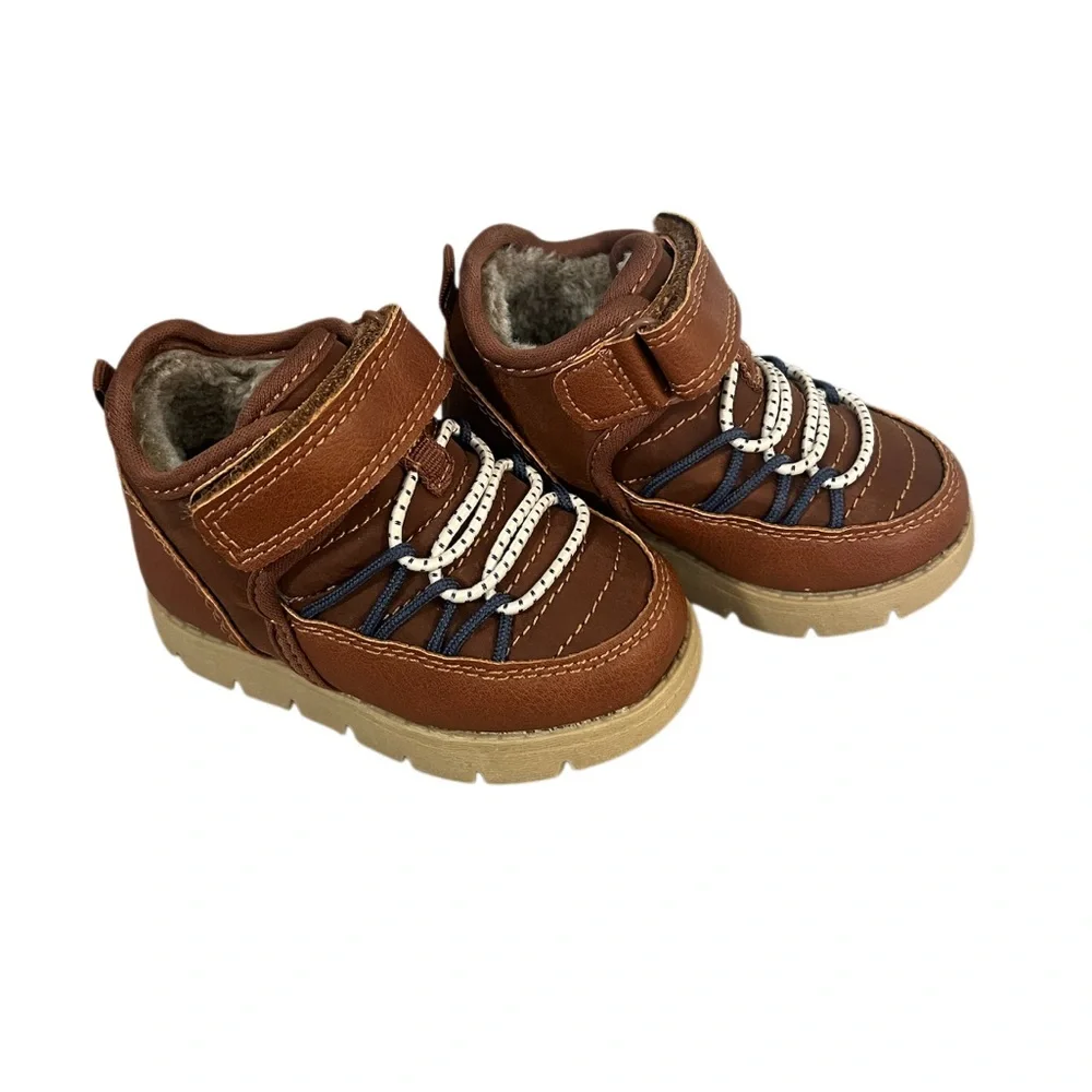 Oshkosh Brown Dress Velcro Boots